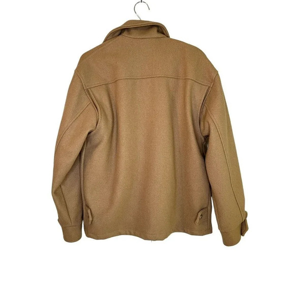 Microsoft Jacket Coat Mens Small Camel Tan Wool Blend Computer PC Software - Picture 11 of 15